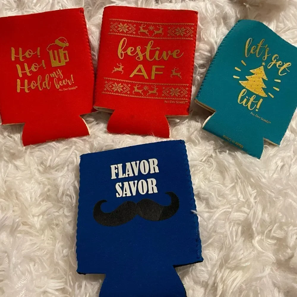 Set of (4) Koozies